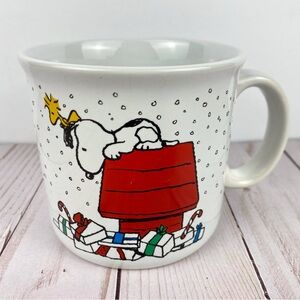 Peanuts Christmas 2023 Large Coffee Mug Snoopy Woodstock, Zrike Ceramic Cup